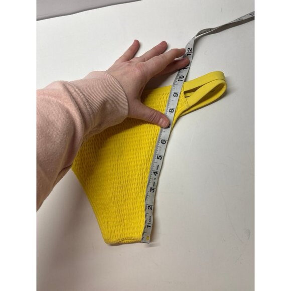 Abercrombie & Fitch Yellow Bikini Bottoms (small) - Picture 6 of 6